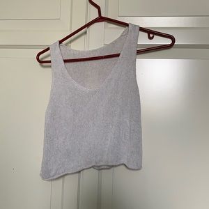 Knit tank top